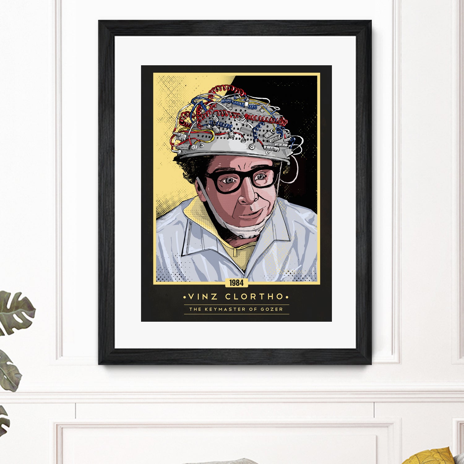 Vinz Clortho The Keymaster of Gozer by Francesca Blè on GIANT ART - white digital painting