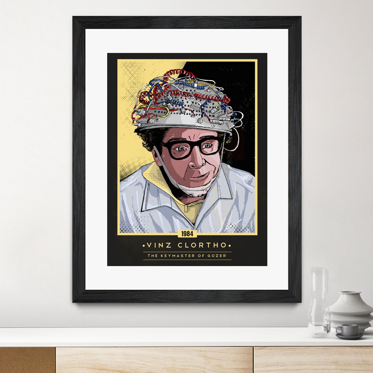 Vinz Clortho The Keymaster of Gozer by Francesca Blè on GIANT ART - white digital painting