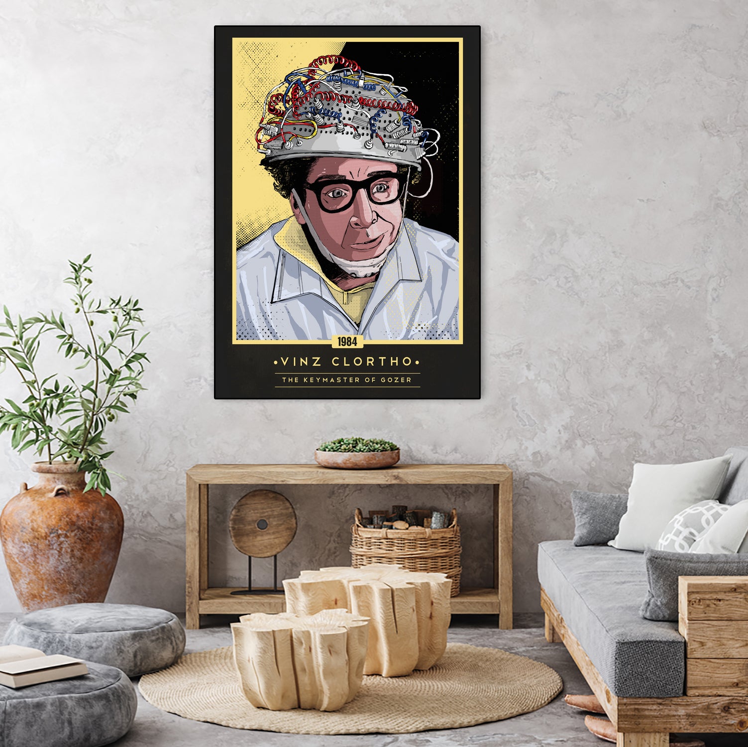 Vinz Clortho The Keymaster of Gozer by Francesca Blè on GIANT ART - white digital painting