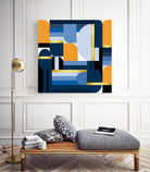 Shades of blue.Combination №1. by Регина Руденко on GIANT ART - blue typography