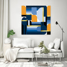 Shades of blue.Combination №1. by Регина Руденко on GIANT ART - blue typography