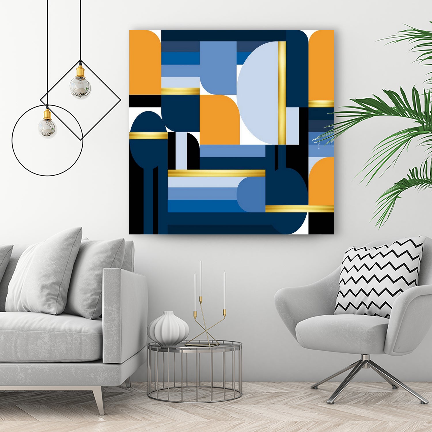 Shades of blue.Combination №1. by Регина Руденко on GIANT ART - blue typography