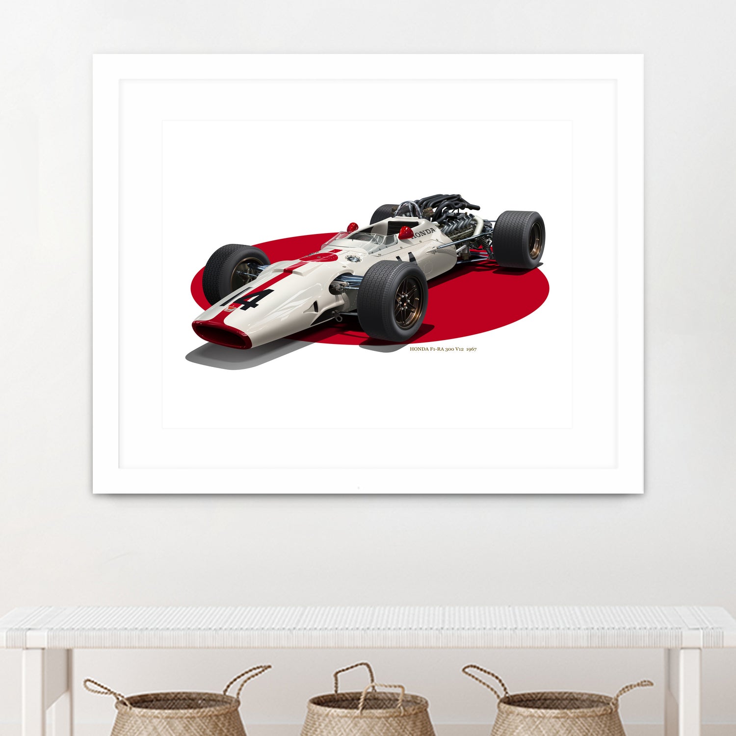 Honda F1 RA300 by Yassuo Igai on GIANT ART - red digital drawing