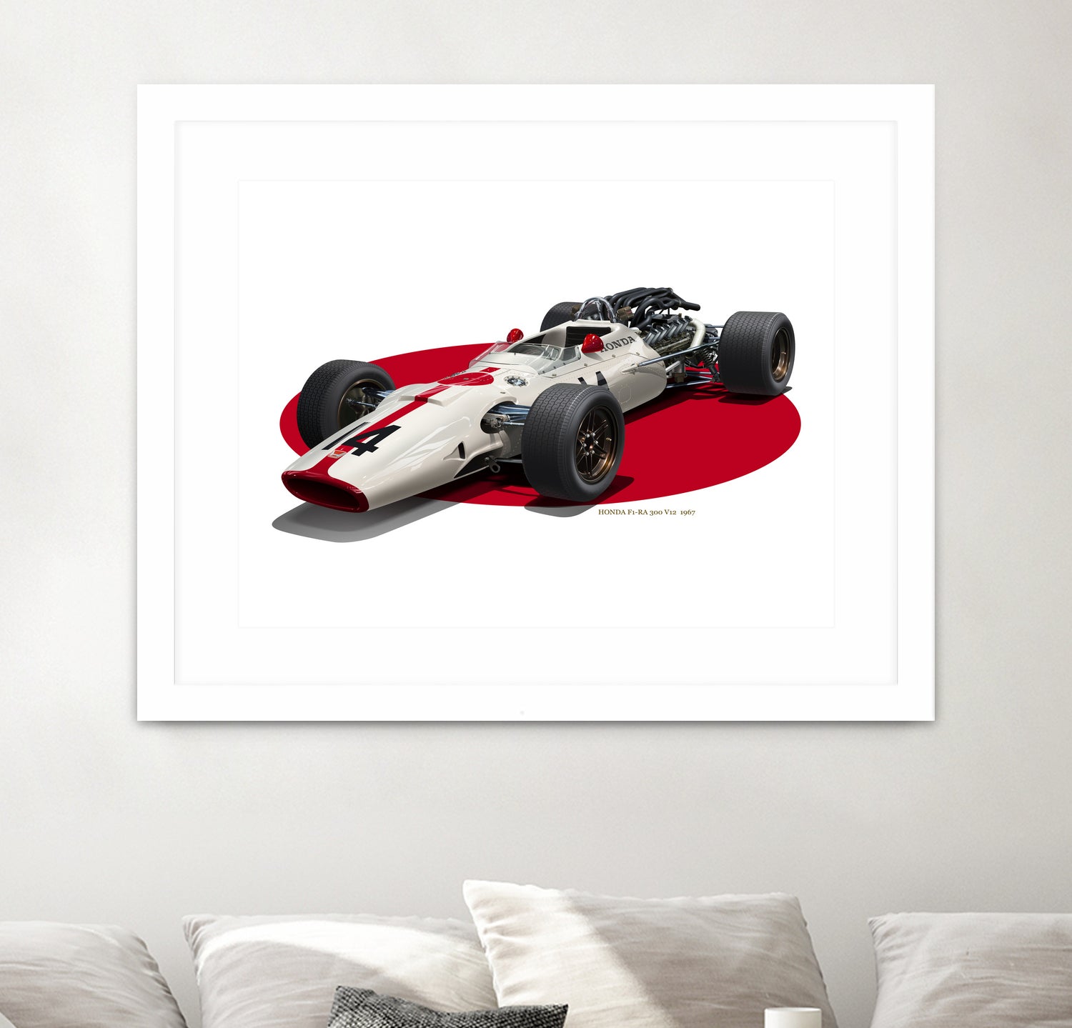 Honda F1 RA300 by Yassuo Igai on GIANT ART - red digital drawing