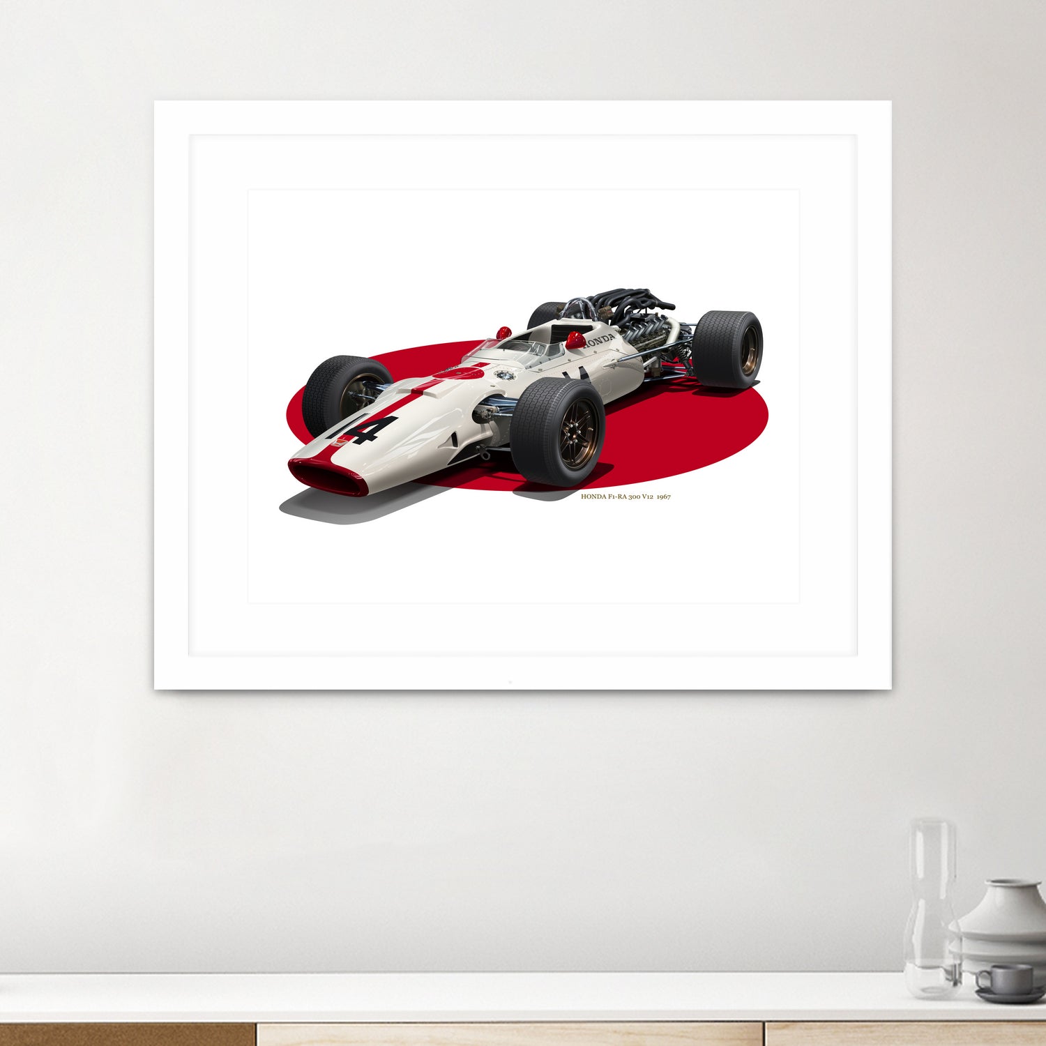 Honda F1 RA300 by Yassuo Igai on GIANT ART - red digital drawing