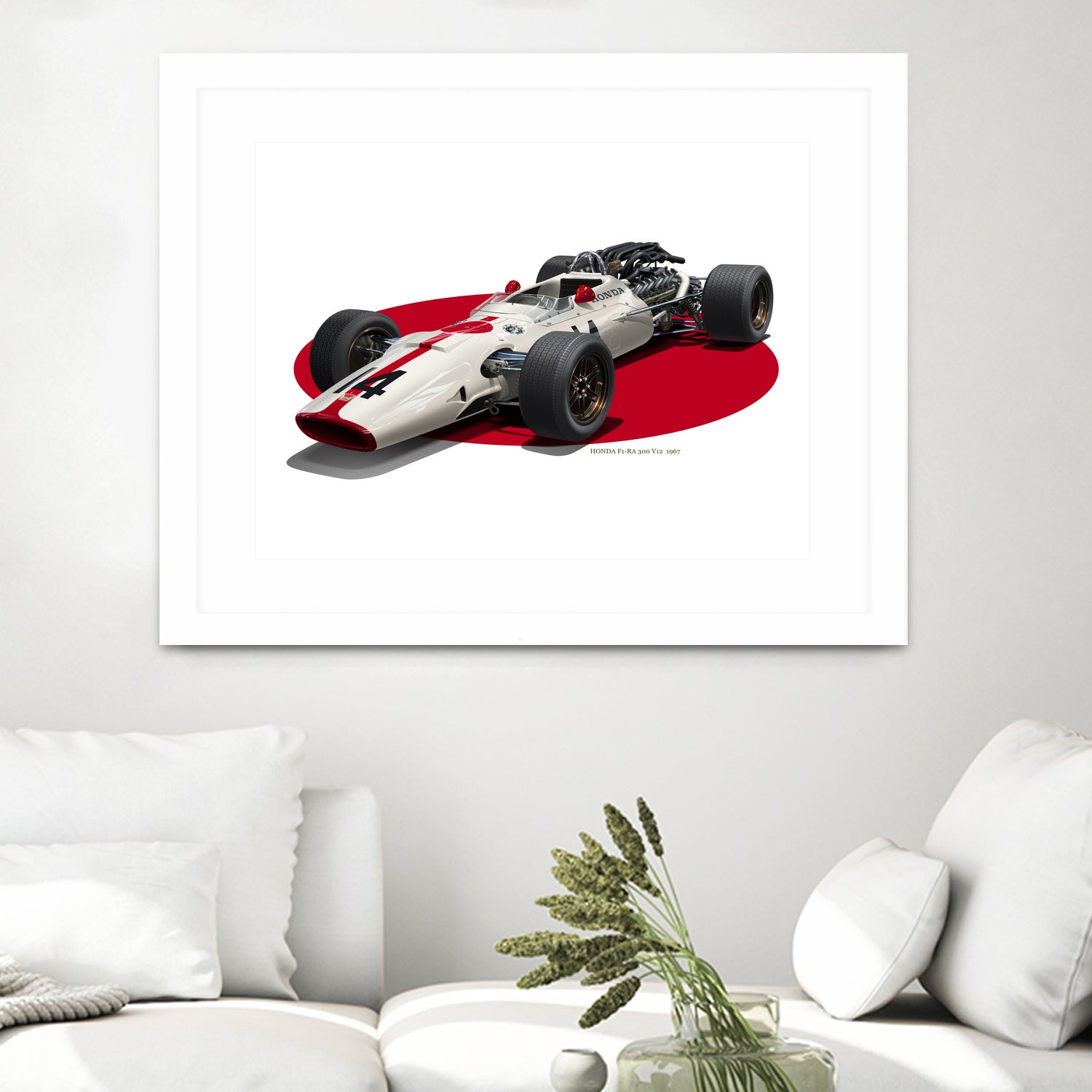 Honda F1 RA300 by Yassuo Igai on GIANT ART - red digital drawing