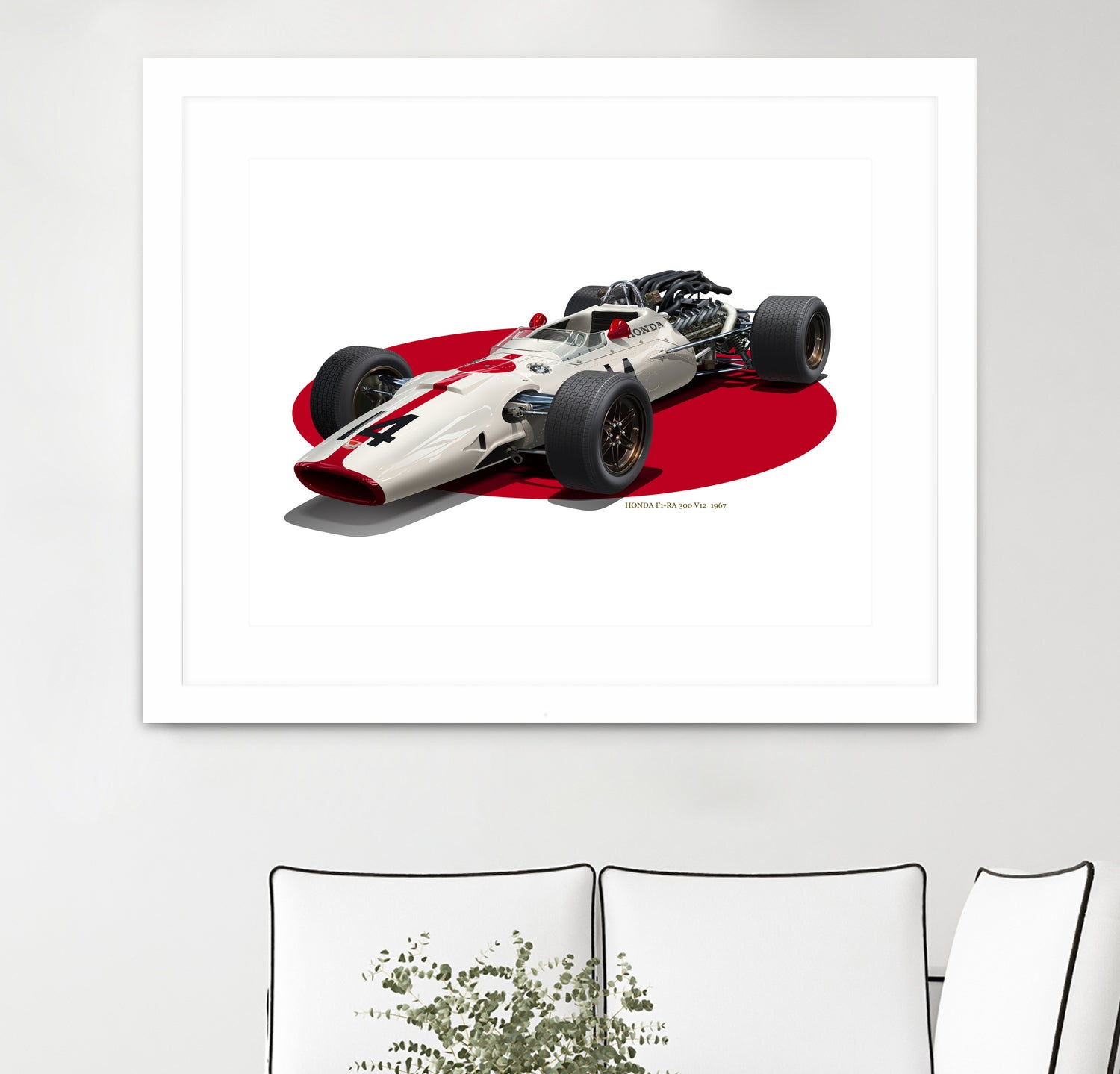 Honda F1 RA300 by Yassuo Igai on GIANT ART - red digital drawing