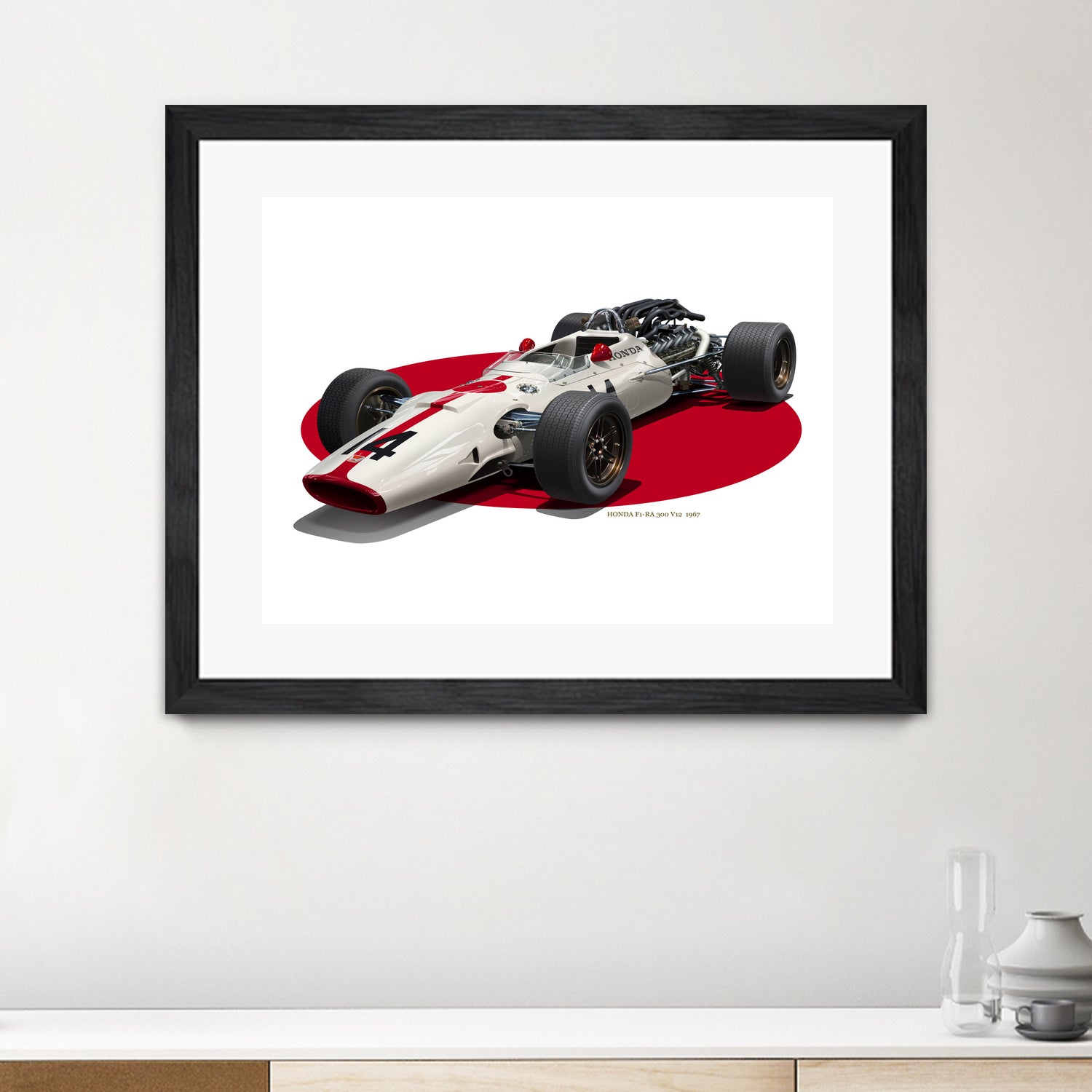 Honda F1 RA300 by Yassuo Igai on GIANT ART - red digital drawing