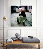 Marilyn Monroe Portrait #2 by Gabriel T Toro on GIANT ART - green mixed media