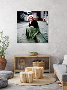 Marilyn Monroe Portrait #2 by Gabriel T Toro on GIANT ART - green mixed media