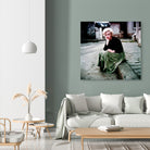 Marilyn Monroe Portrait #2 by Gabriel T Toro on GIANT ART - green mixed media