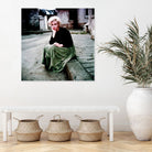 Marilyn Monroe Portrait #2 by Gabriel T Toro on GIANT ART - green mixed media