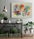 When the Dog's Away by Wendy Walters on GIANT ART - red digital painting