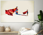 Walking Shadow, Hero by Jason Ratliff on GIANT ART - red photo illustration