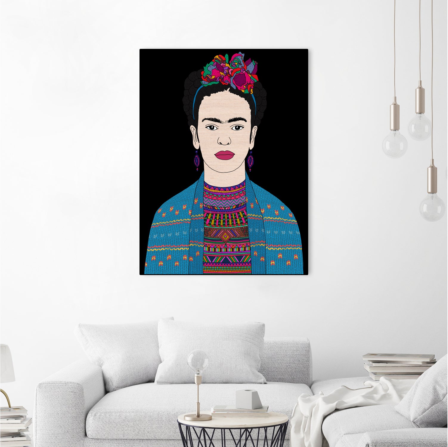 FRIDA KAHLO II by Bianca Green on GIANT ART - fuchsia digital drawing