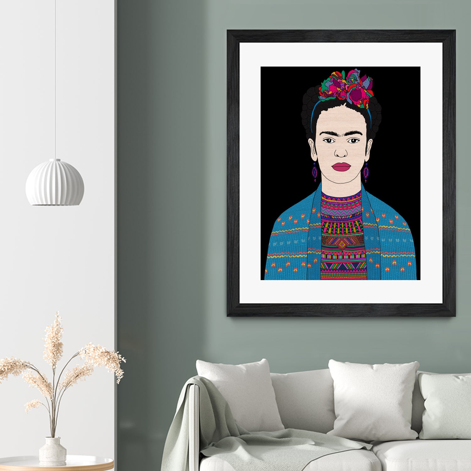 FRIDA KAHLO II by Bianca Green on GIANT ART - fuchsia digital drawing