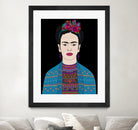 FRIDA KAHLO II by Bianca Green on GIANT ART - fuchsia digital drawing