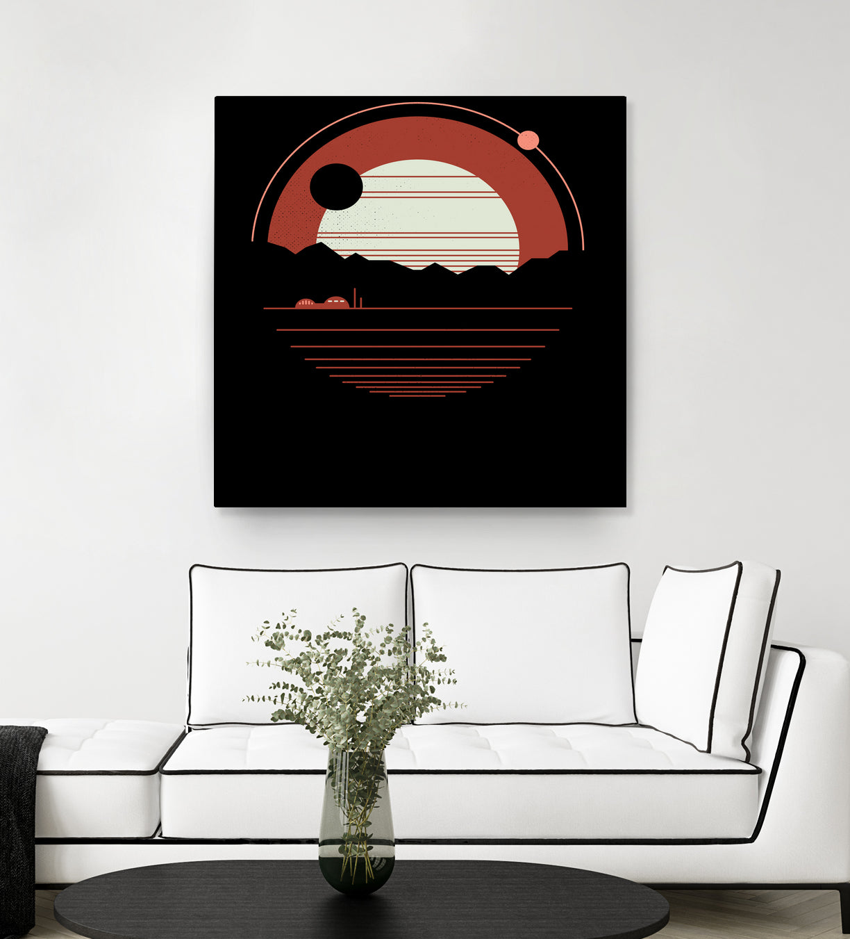 Solitude by Rick Crane on GIANT ART - red vector illustration