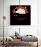 Solitude by Rick Crane on GIANT ART - red vector illustration