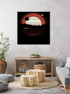 Solitude by Rick Crane on GIANT ART - red vector illustration