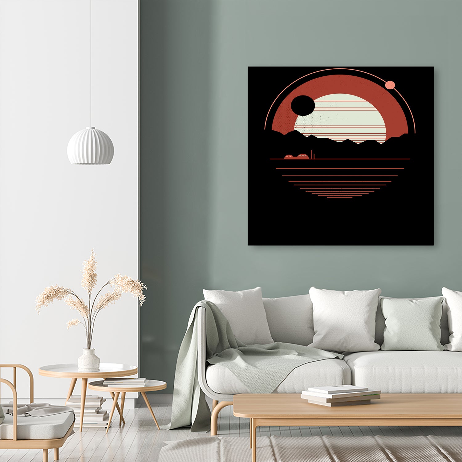 Solitude by Rick Crane on GIANT ART - red vector illustration