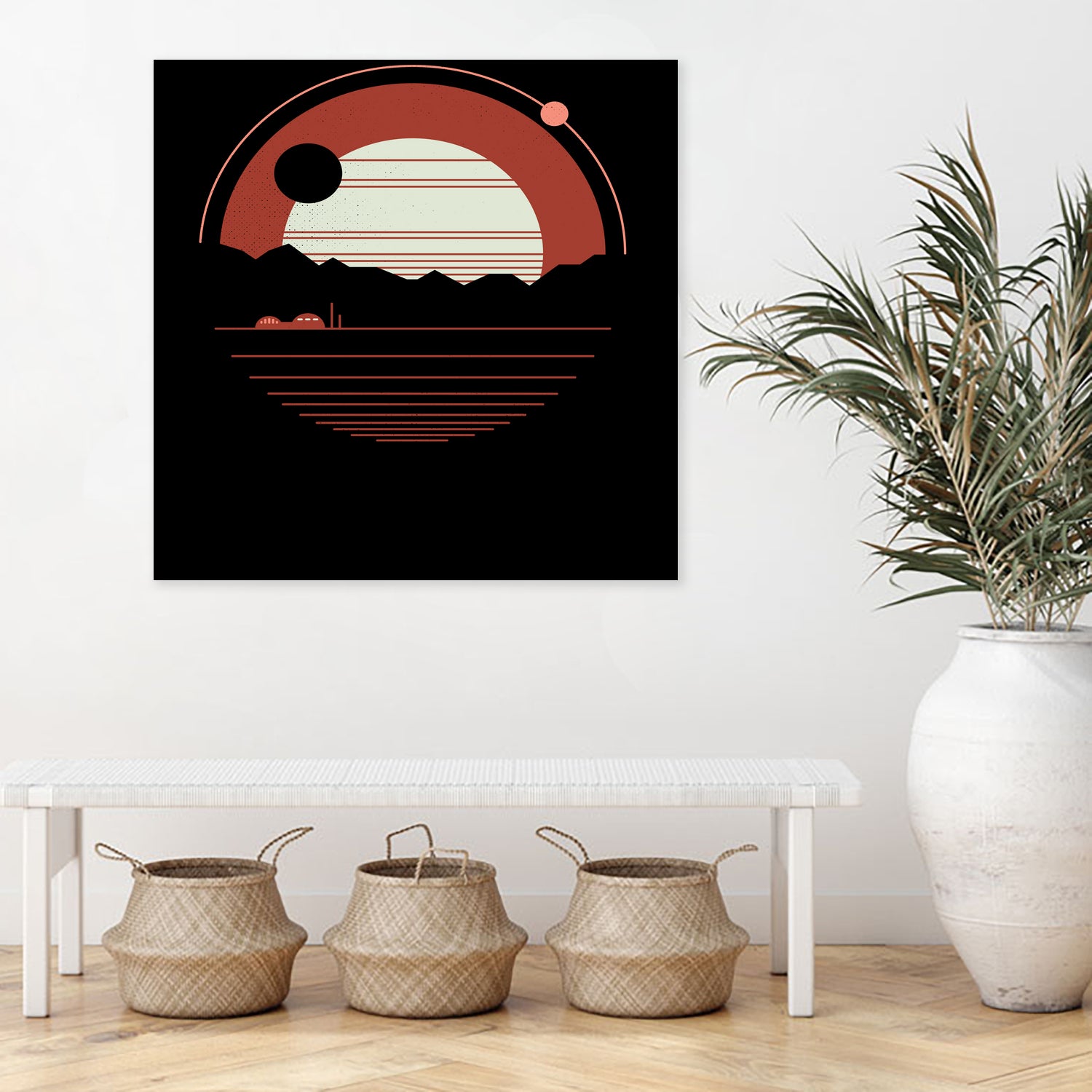 Solitude by Rick Crane on GIANT ART - red vector illustration