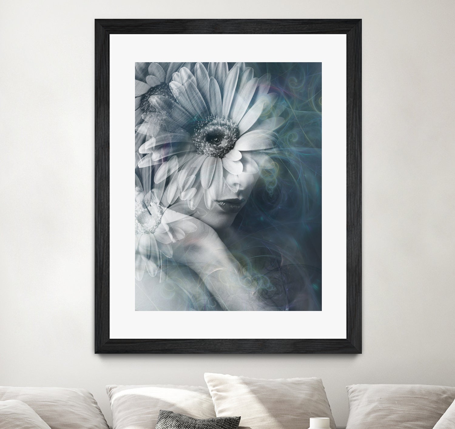 Flower power by Tania Amrein on GIANT ART - gray photo manipulation