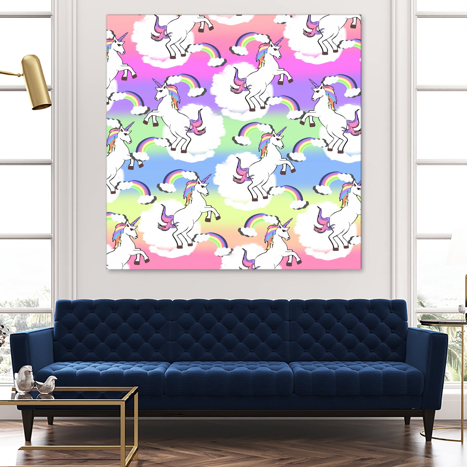 Unicorn Pride by mukta lata barua on GIANT ART - white digital drawing