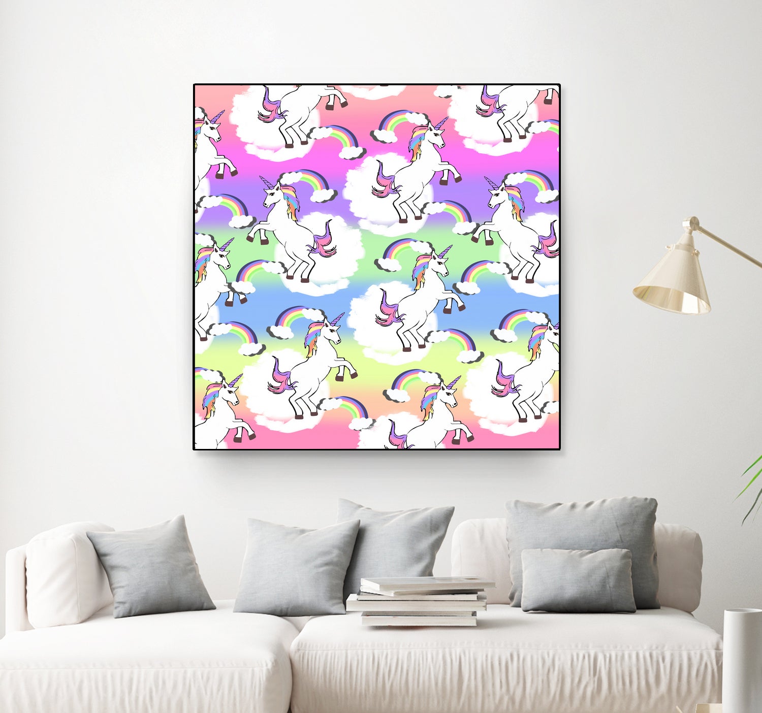 Unicorn Pride by mukta lata barua on GIANT ART - white digital drawing