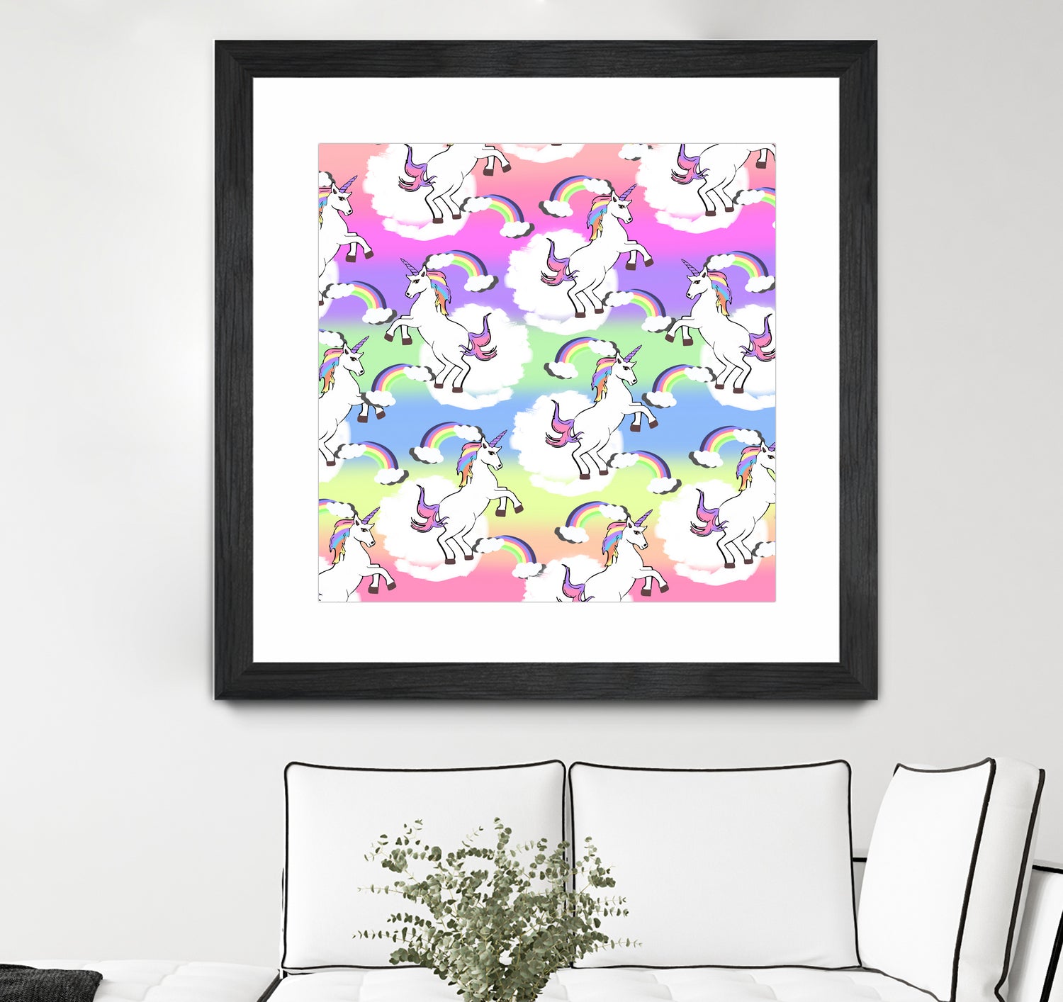 Unicorn Pride by mukta lata barua on GIANT ART - white digital drawing