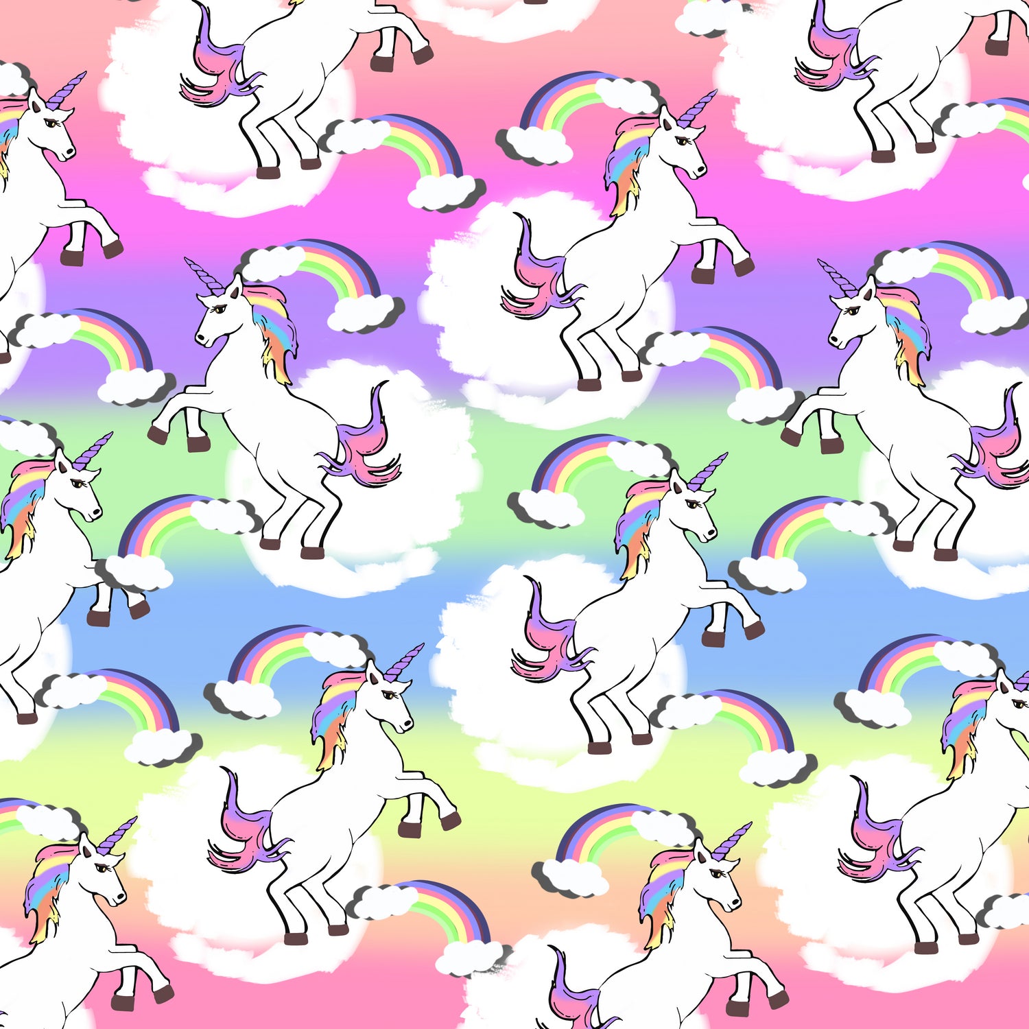 Unicorn Pride by mukta lata barua on GIANT ART - white digital drawing