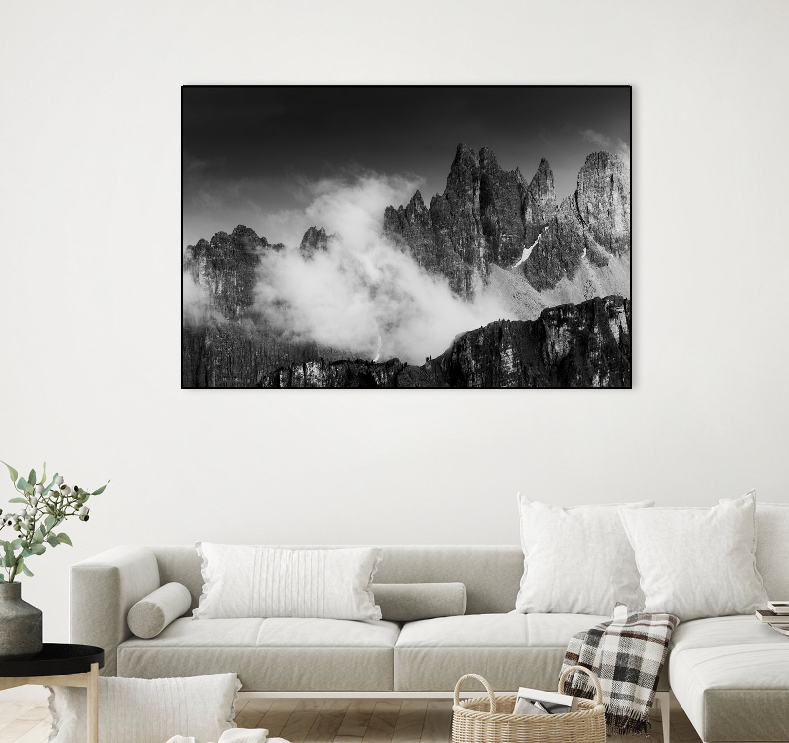 Rising Cloud in the Dolomites by Gabor Boszormenyi on GIANT ART - white photo illustration