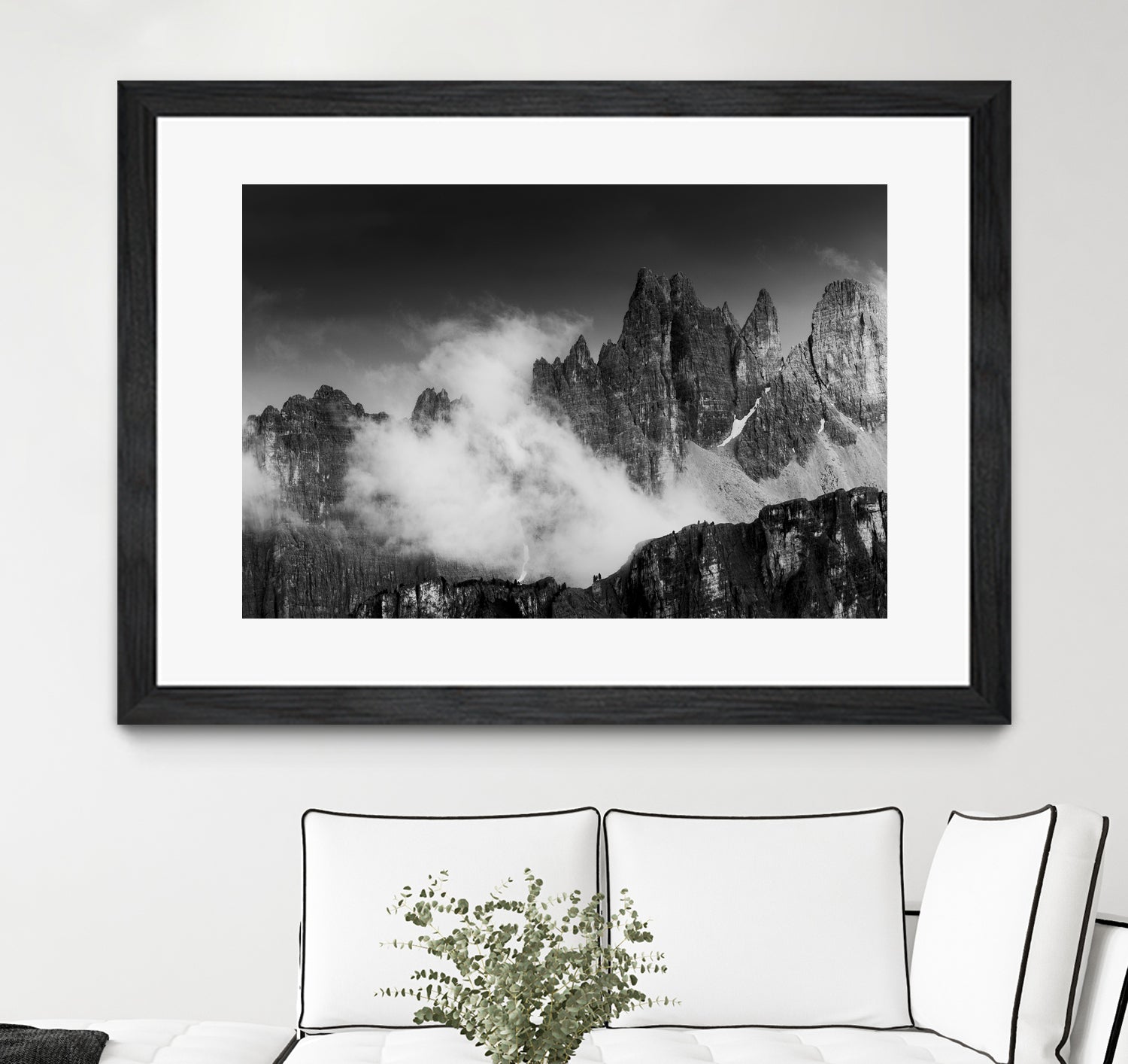 Rising Cloud in the Dolomites by Gabor Boszormenyi on GIANT ART - white photo illustration