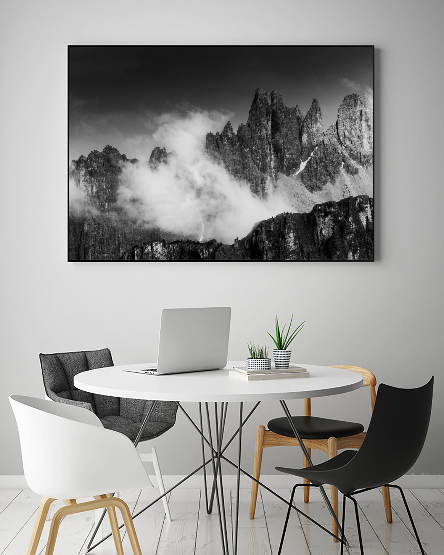 Rising Cloud in the Dolomites by Gabor Boszormenyi on GIANT ART - white photo illustration