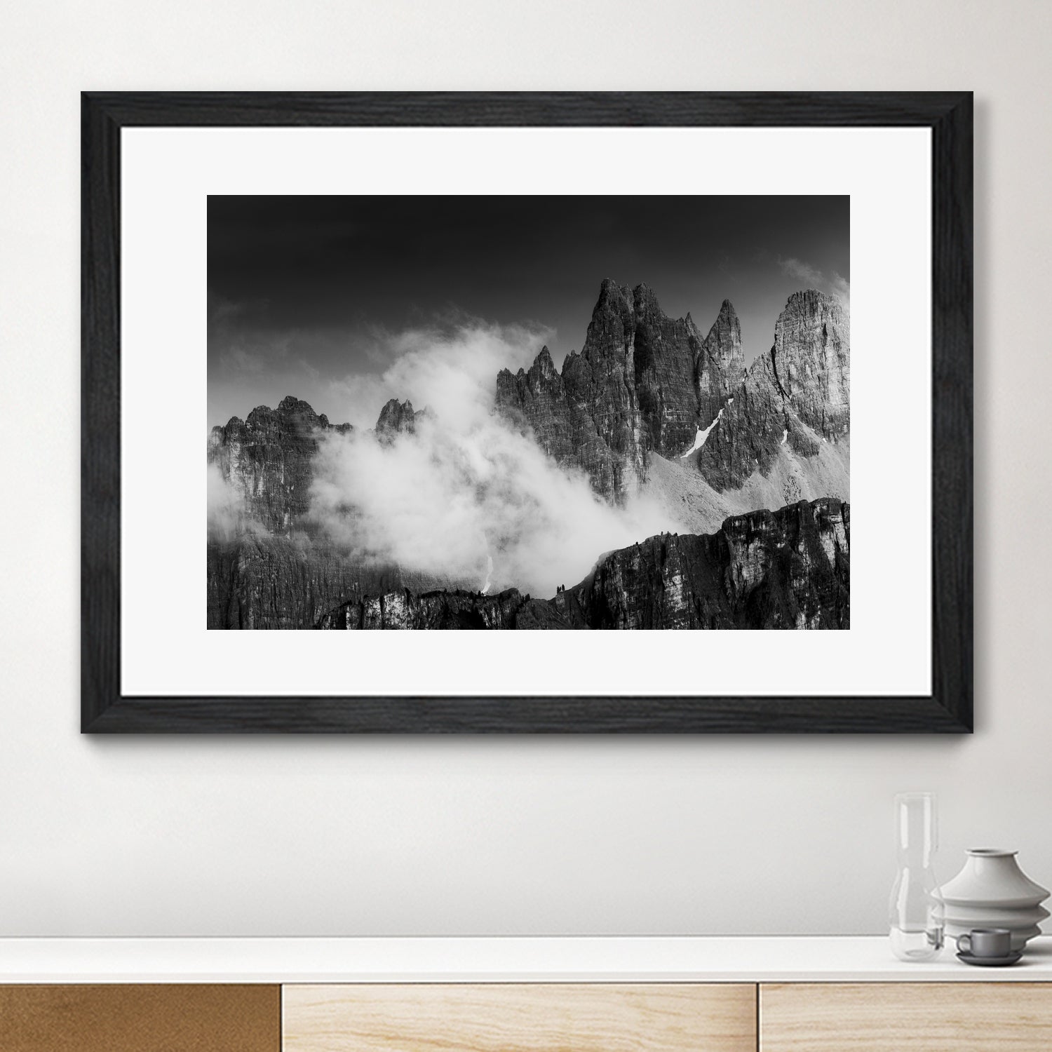 Rising Cloud in the Dolomites by Gabor Boszormenyi on GIANT ART - white photo illustration