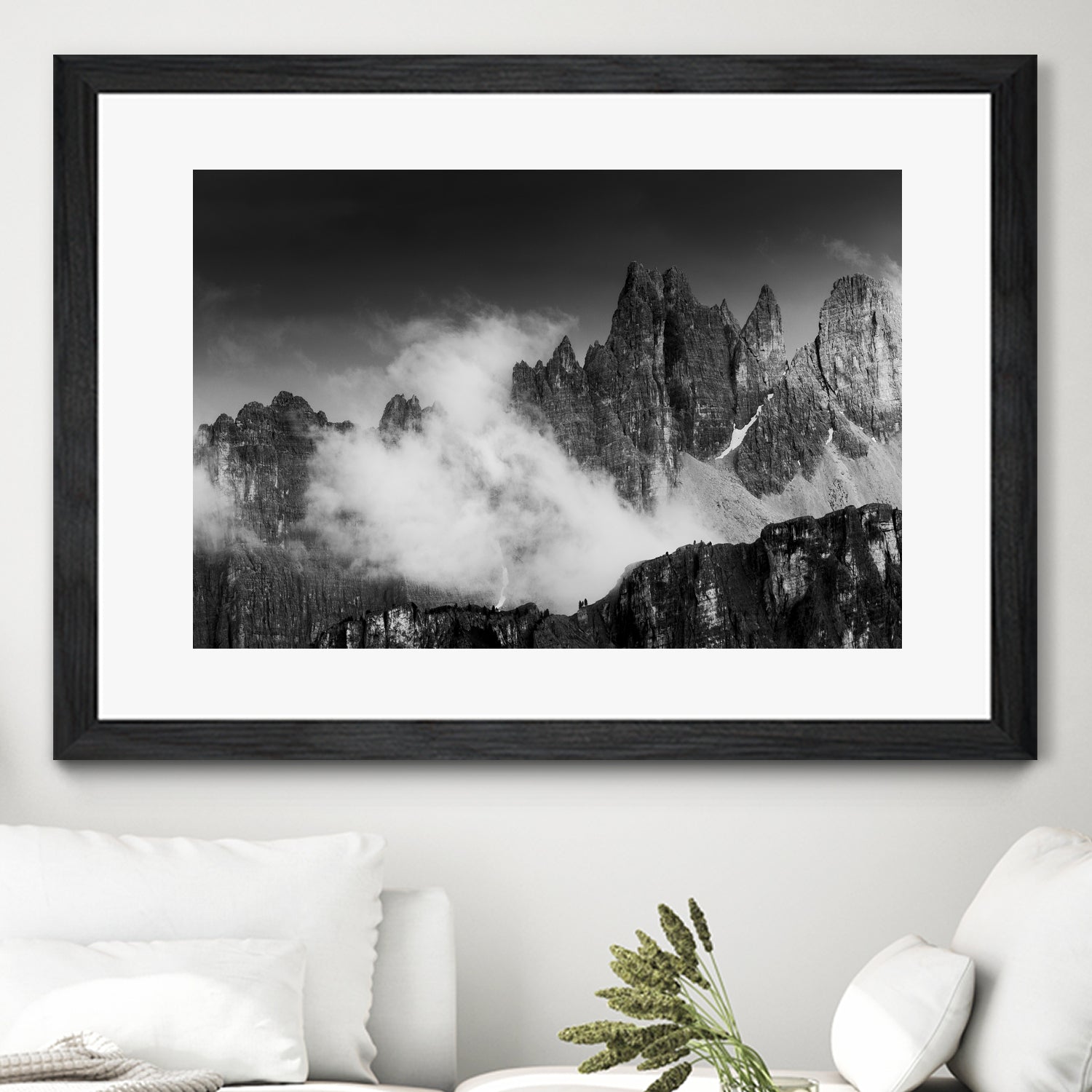 Rising Cloud in the Dolomites by Gabor Boszormenyi on GIANT ART - white photo illustration