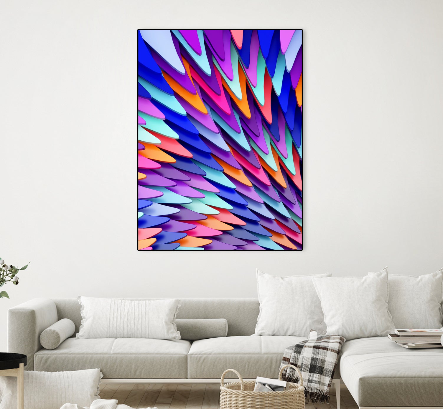 Colorful Skin by Danny Jardim on GIANT ART - blue digital painting