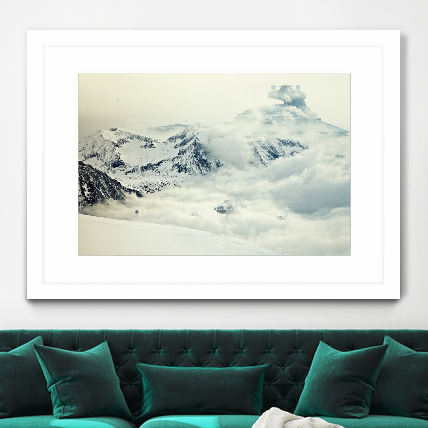 Frozen Planet by Andy Wynn on GIANT ART - white photo manipulation