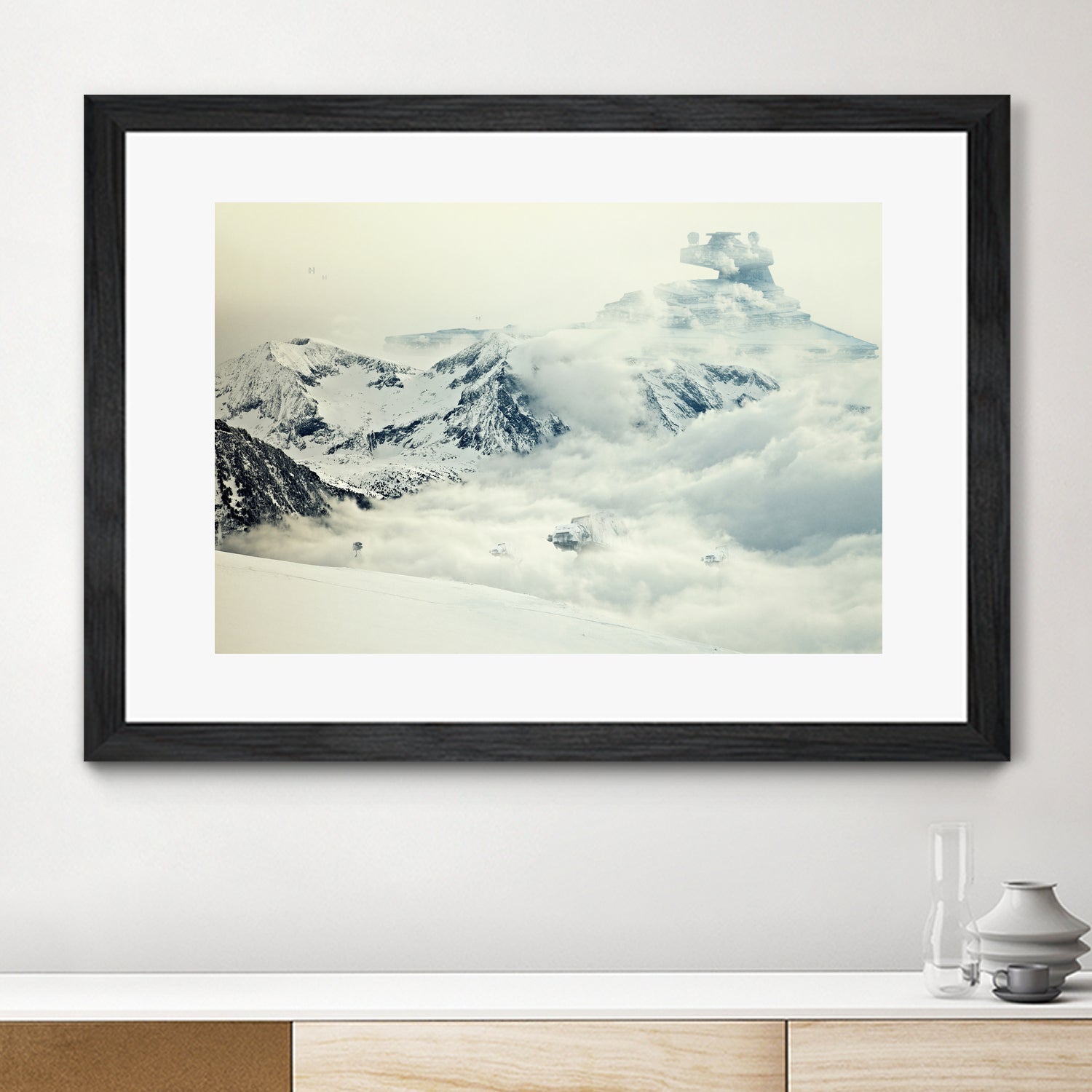 Frozen Planet by Andy Wynn on GIANT ART - white photo manipulation