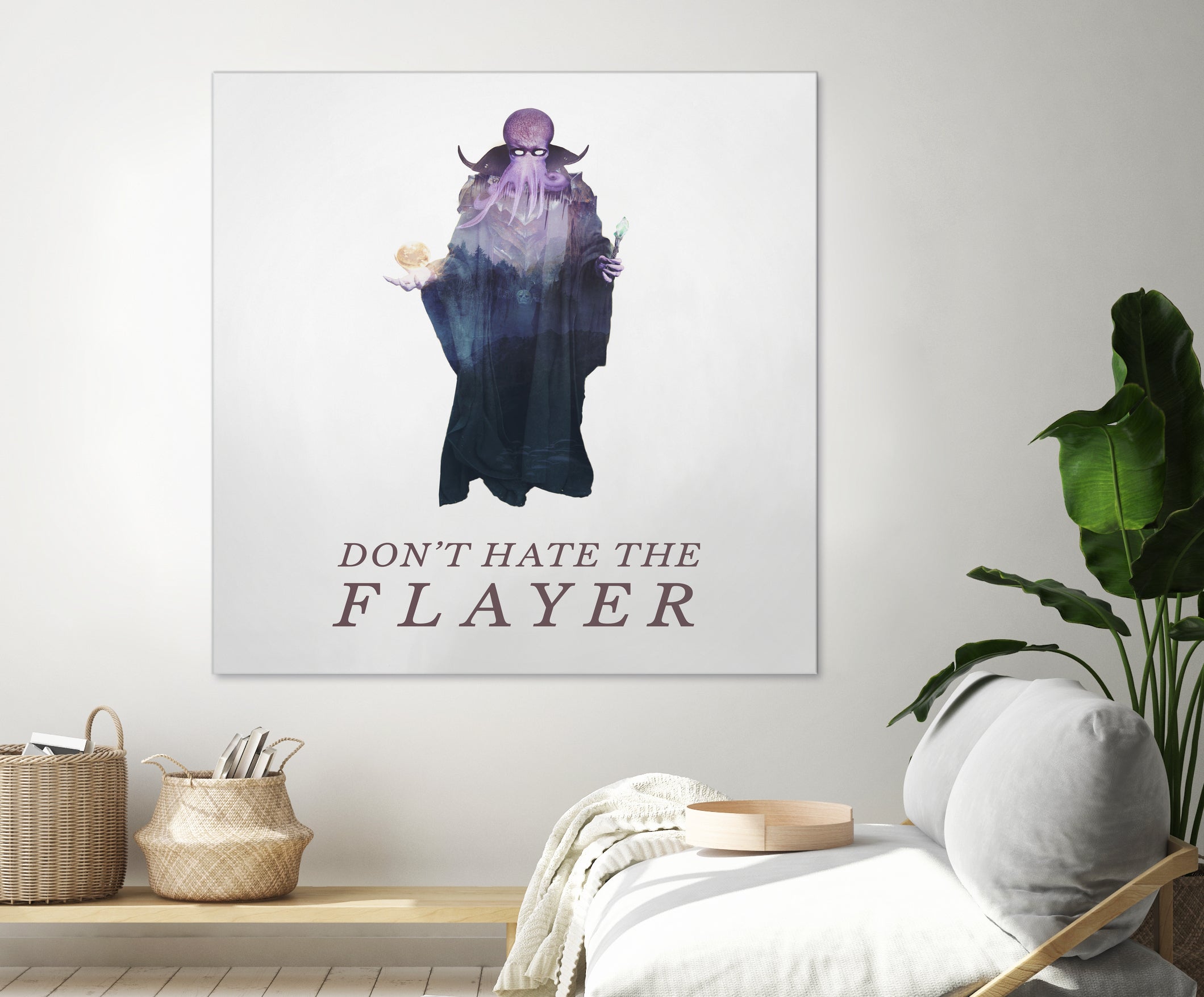 Don't Hate The Flayer by Andy Wynn on GIANT ART - fuchsia character design