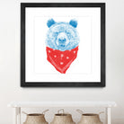 Wild bear (color version) by Solti Balázs on GIANT ART - pink digital drawing