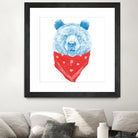 Wild bear (color version) by Solti Balázs on GIANT ART - pink digital drawing