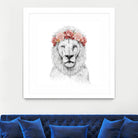 Festival lion by Solti Balázs on GIANT ART - white digital drawing