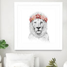 Festival lion by Solti Balázs on GIANT ART - white digital drawing