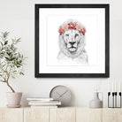 Festival lion by Solti Balázs on GIANT ART - white digital drawing