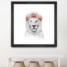 Festival lion by Solti Balázs on GIANT ART - white digital drawing