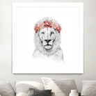 Festival lion by Solti Balázs on GIANT ART - white digital drawing