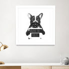 Rebel dog by Solti Balázs on GIANT ART - white digital drawing