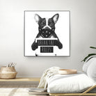 Rebel dog by Solti Balázs on GIANT ART - white digital drawing