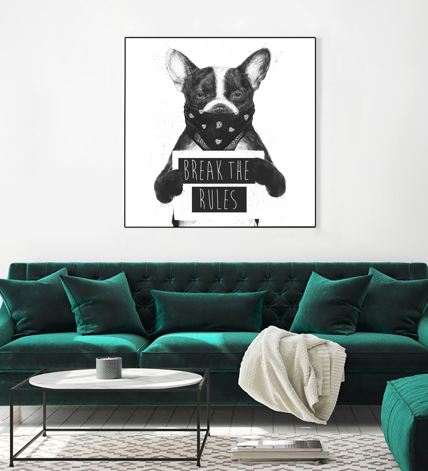 Rebel dog by Solti Balázs on GIANT ART - white digital drawing